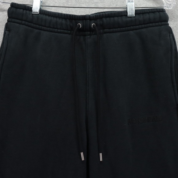 Nike Air Jordan Pants Mens Small Activewear Jogger Sweat Drawstring Lounge Black - Picture 2 of 10